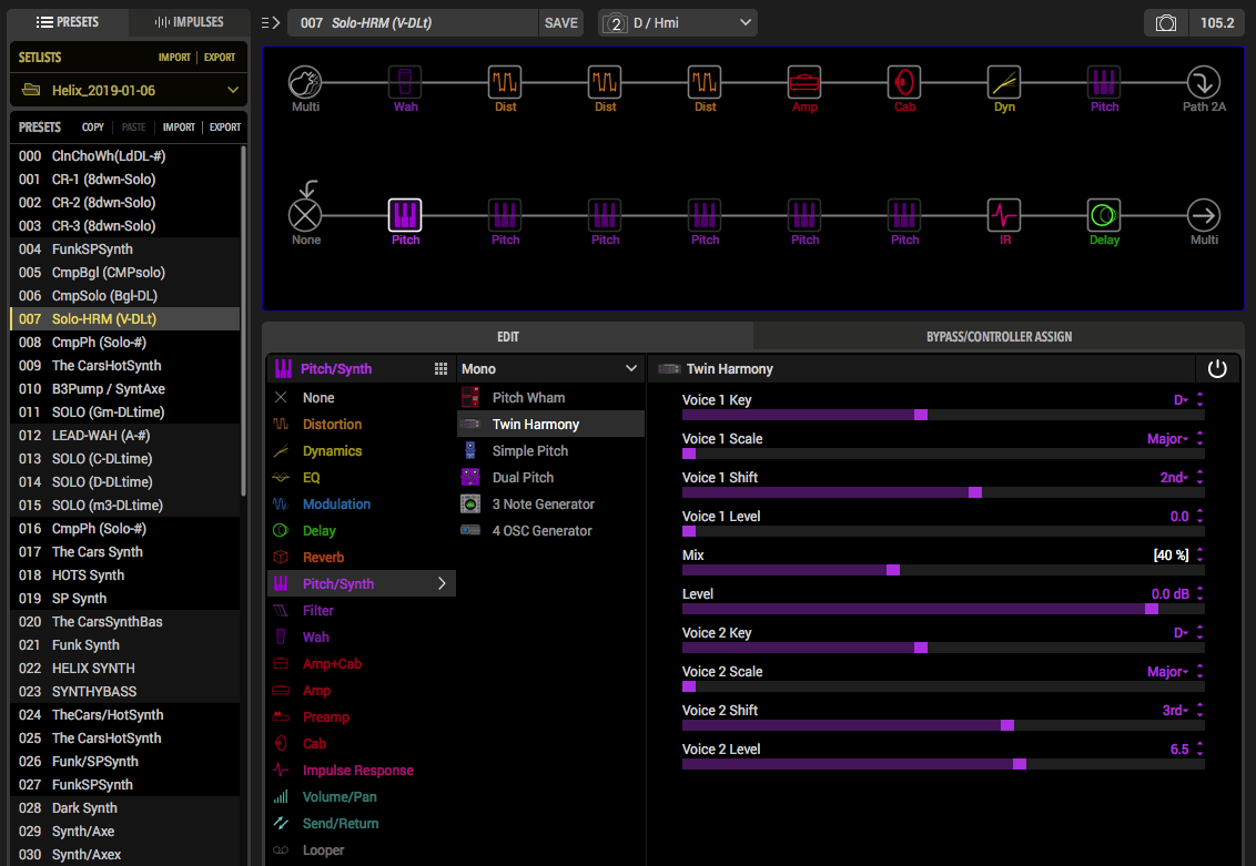 Twin Harmony D / Hmi