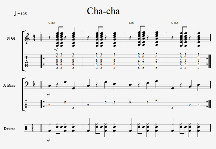 Cha-cha_noty-tab