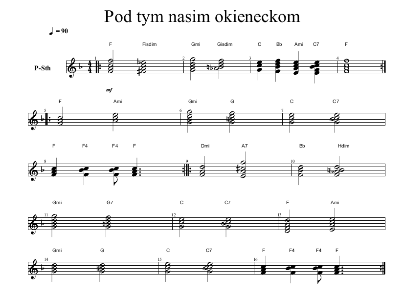 Harmonický podklad