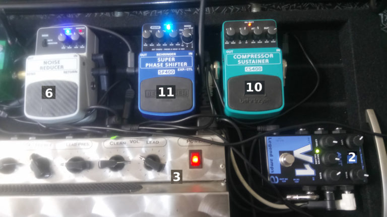 Efekty v pedalboarde – zapojenie – možnosti