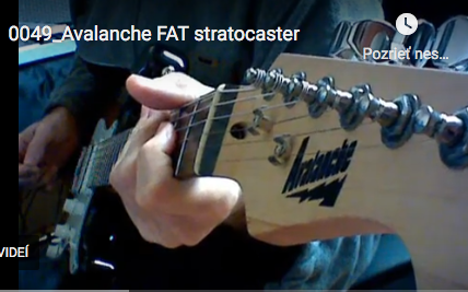 Elektrické gitary Avalanche