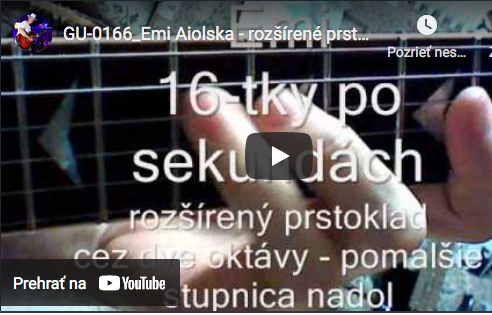 Súbor cvičení v diatonickej E mol (aiolskej)